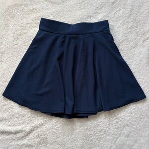Navy Blue Skater Skirt